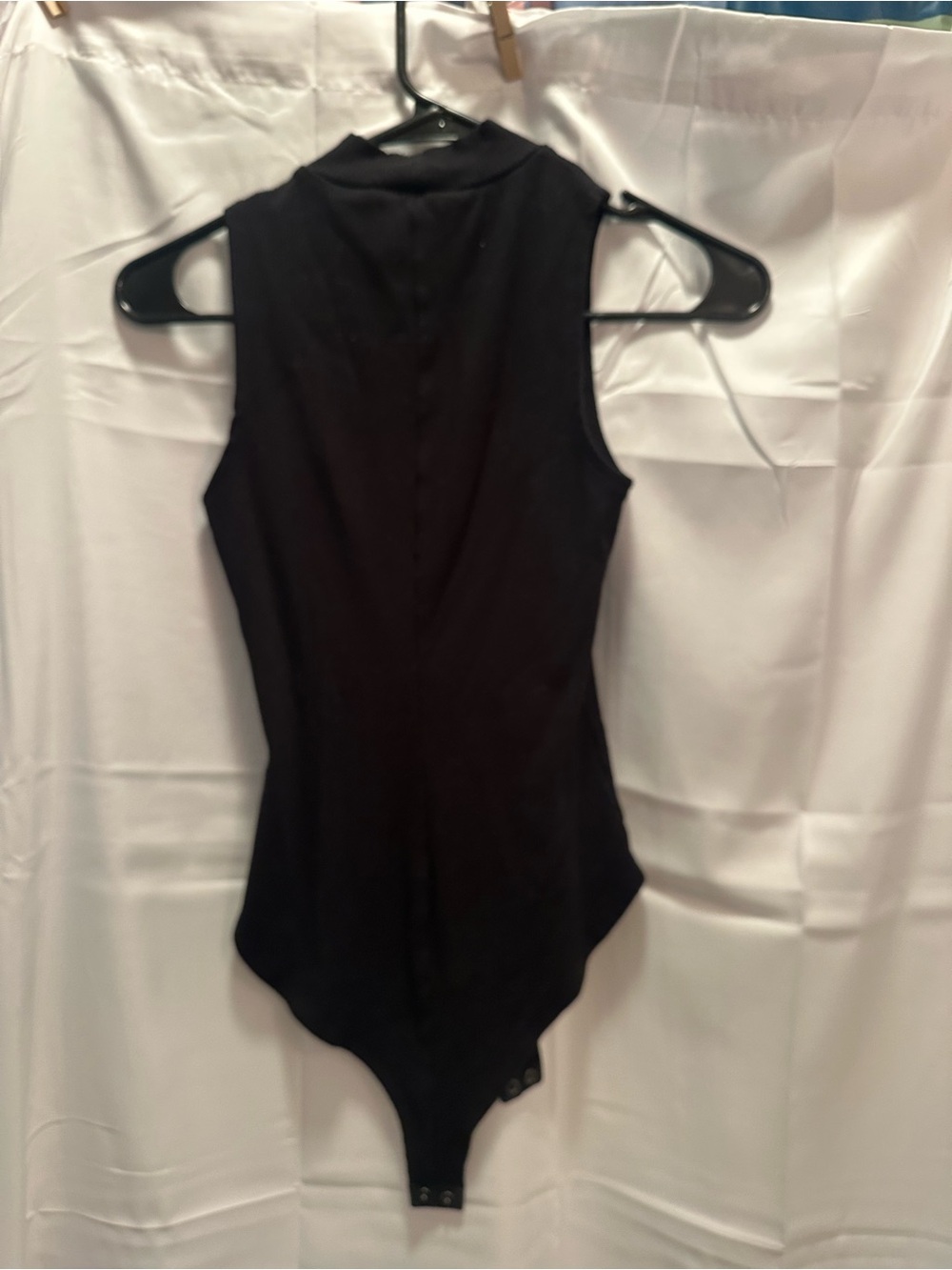 Forever 21 Sleeveless Black Ribbed Bodysuit - Picture 3 of 3